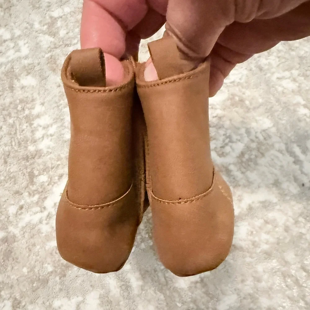 Carter's Brown Baby Walker Boots size 3/6M